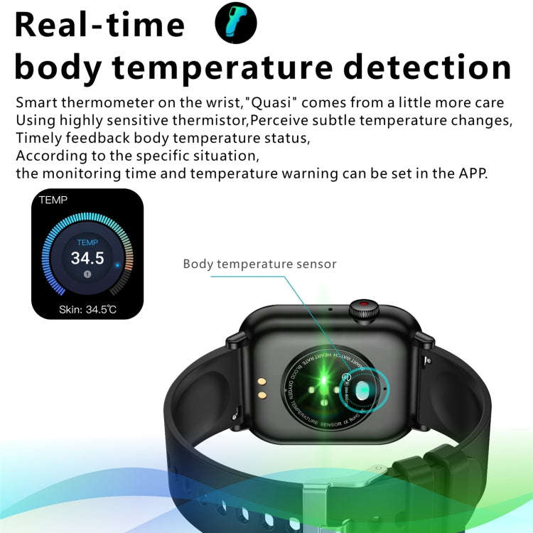 QX9 1.96 inch BT5.2 Smart Sport Watch, Support Bluetooth Call / Sleep / Blood Oxygen / Heart Rate...