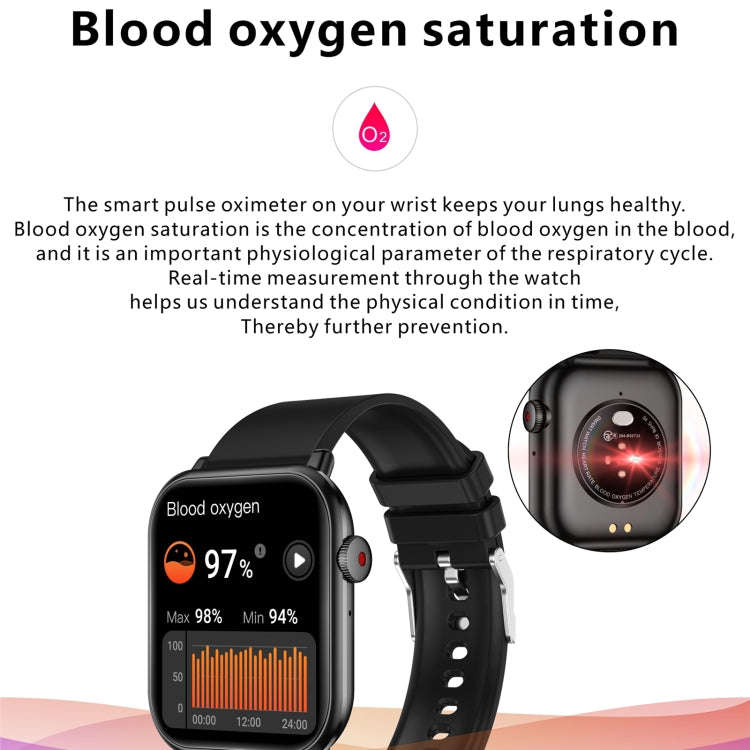 QX9 1.96 inch BT5.2 Smart Sport Watch, Support Bluetooth Call / Sleep / Blood Oxygen / Heart Rate...