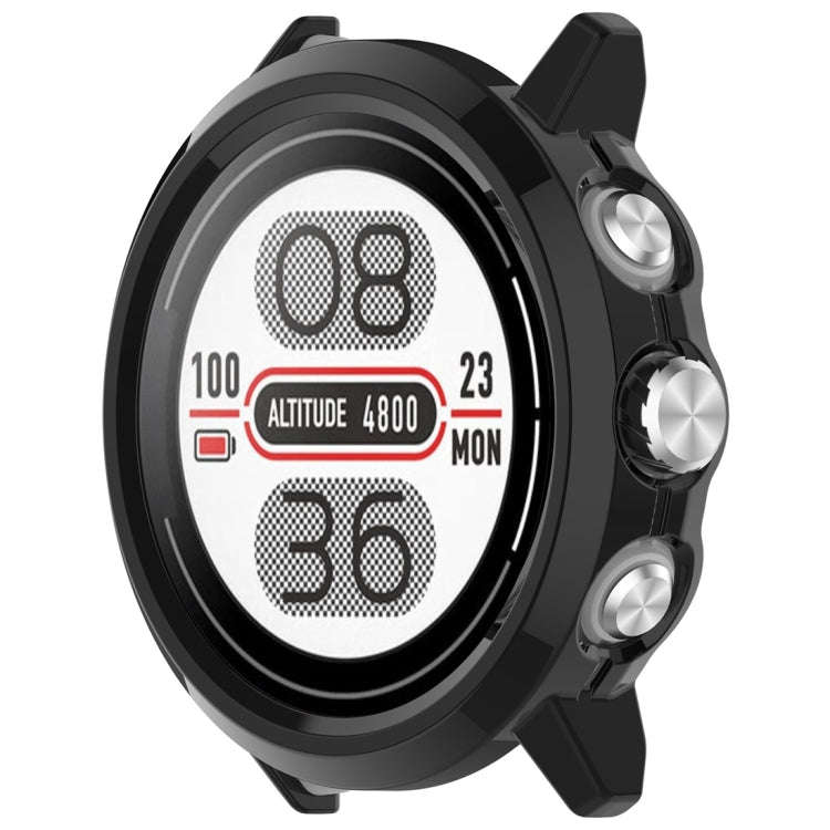 For Coros Apex 2 Half Coverage Hollow PC Watch Protective Case(Black)