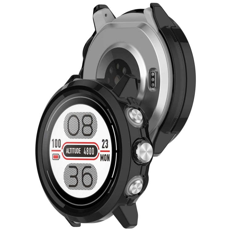 For Coros Apex 2 Half Coverage Hollow PC Watch Protective Case(Black)