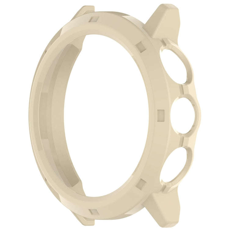 For Coros Apex 2 Pro Half Coverage Hollow PC Watch Protective Case(Ivory White)