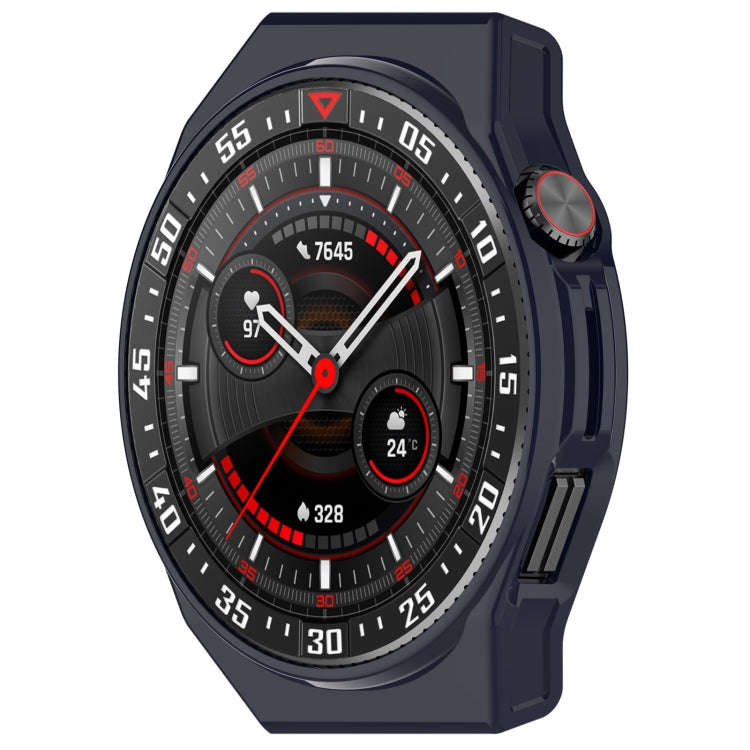 For Huawei Watch GT3 SE Half Coverage Hollowed PC Watch Protective Case(Ink Blue)