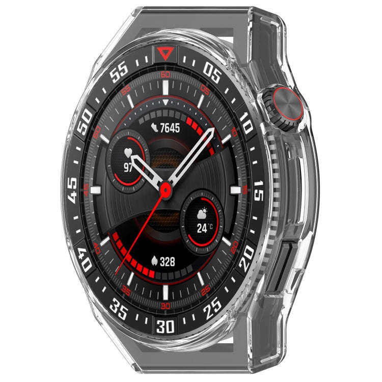 For Huawei Watch GT3 SE Half Coverage Hollowed PC Watch Protective Case(Transparent)