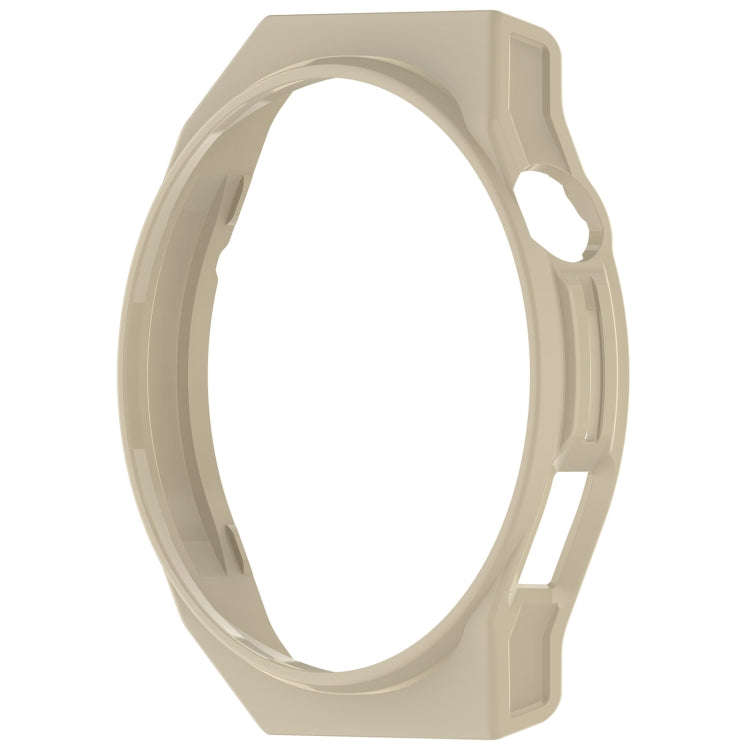 For Huawei Watch GT3 SE Half Coverage Hollowed PC Watch Protective Case(Ivory White)