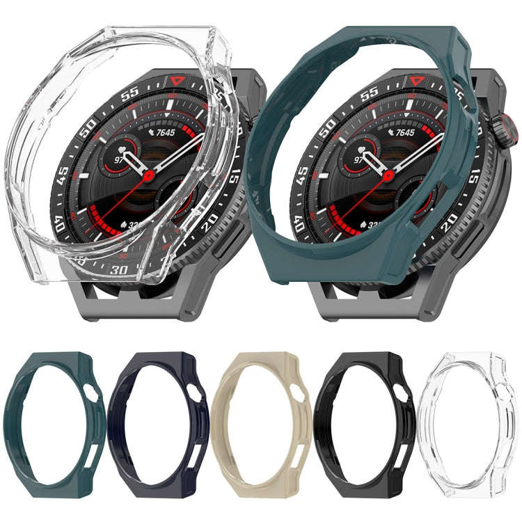 For Huawei Watch GT3 SE Half Coverage Hollowed PC Watch Protective Case(Transparent)