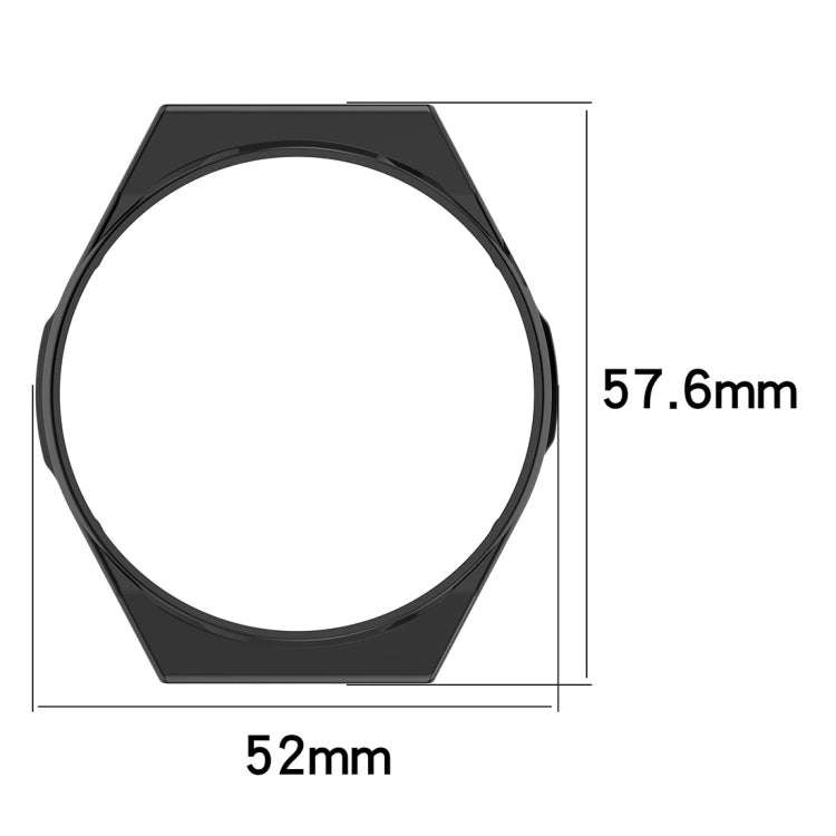 For Huawei Watch GT3 SE Half Coverage Hollowed PC Watch Protective Case(Transparent)
