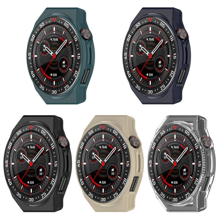 For Huawei Watch GT3 SE Half Coverage Hollowed PC Watch Protective Case(Transparent)