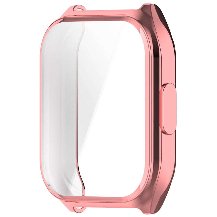 For Xiaomi HayLou Smart Watch 2 Pro Full Coverage TPU Electroplated Watch Protective Case(Pink Gold)
