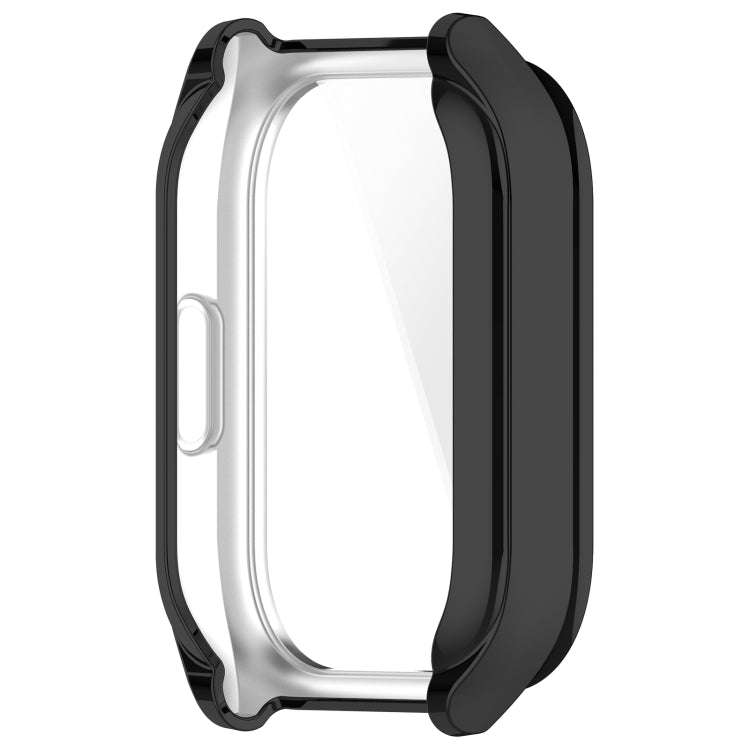 For Xiaomi HayLou Smart Watch 2 Pro Full Coverage TPU Electroplated Watch Protective Case(Black)