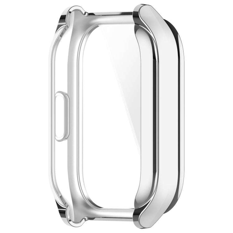 For Xiaomi HayLou Smart Watch 2 Pro Full Coverage TPU Electroplated Watch Protective Case(Silver)