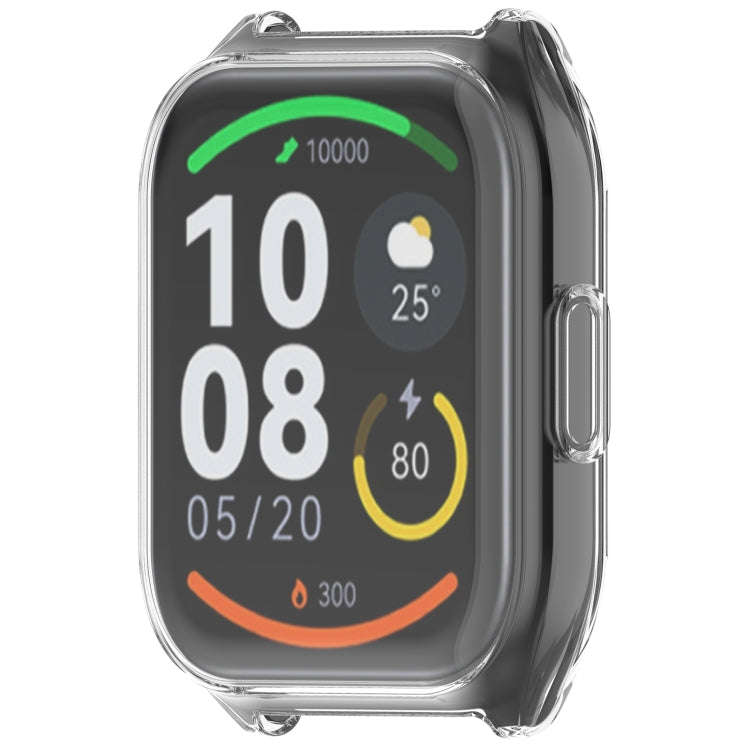 For Xiaomi HayLou Smart Watch 2 Pro Full Coverage TPU Electroplated Watch Protective Case(Transpa...