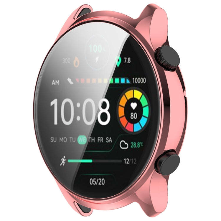 For Xiaomi HayLou RT3 / Solar Plus LS16 Full Coverage TPU Electroplated Watch Protective Case(Pin...