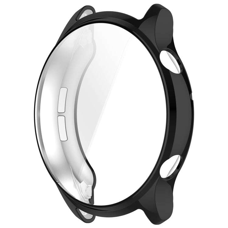 For Xiaomi HayLou RT3 / Solar Plus LS16 Full Coverage TPU Electroplated Watch Protective Case(Black)