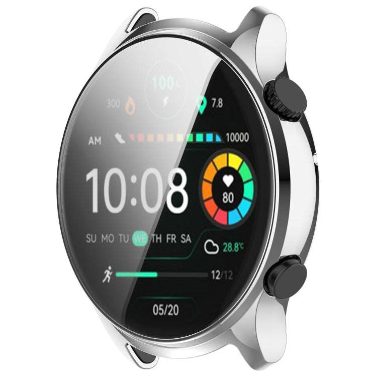 For Xiaomi HayLou RT3 / Solar Plus LS16 Full Coverage TPU Electroplated Watch Protective Case(Sil...