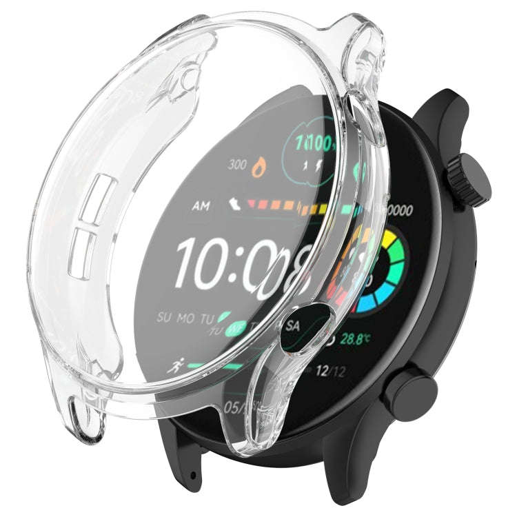 For Xiaomi HayLou RT3 / Solar Plus LS16 Full Coverage TPU Electroplated Watch Protective Case(Tra...