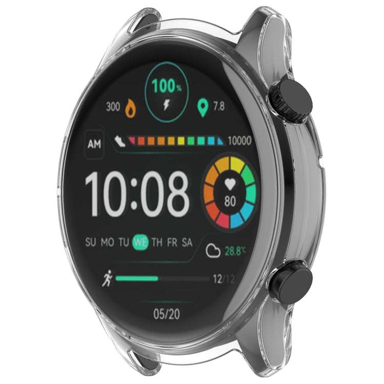 For Xiaomi HayLou RT3 / Solar Plus LS16 Full Coverage TPU Electroplated Watch Protective Case(Tra...