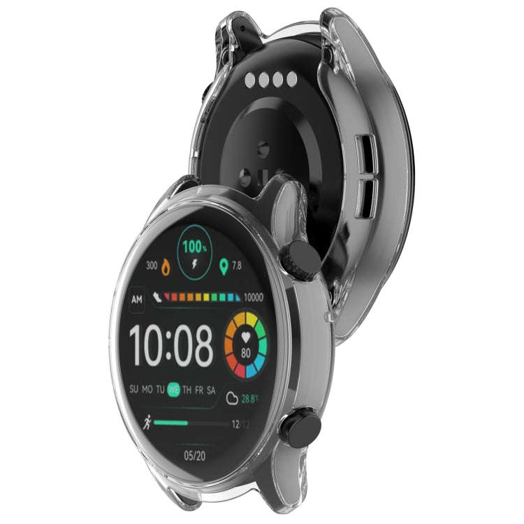 For Xiaomi HayLou RT3 / Solar Plus LS16 Full Coverage TPU Electroplated Watch Protective Case(Tra...