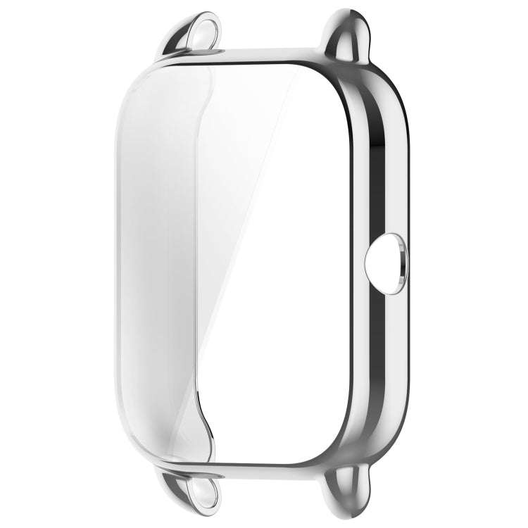 For Xiaomi HayLou RS4 Plus LS11 / LS12 Full Coverage TPU Electroplated Watch Protective Case(Silver)