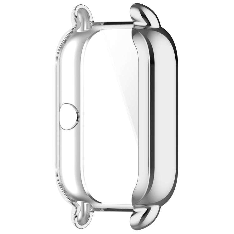 For Xiaomi HayLou RS4 Plus LS11 / LS12 Full Coverage TPU Electroplated Watch Protective Case(Silver)