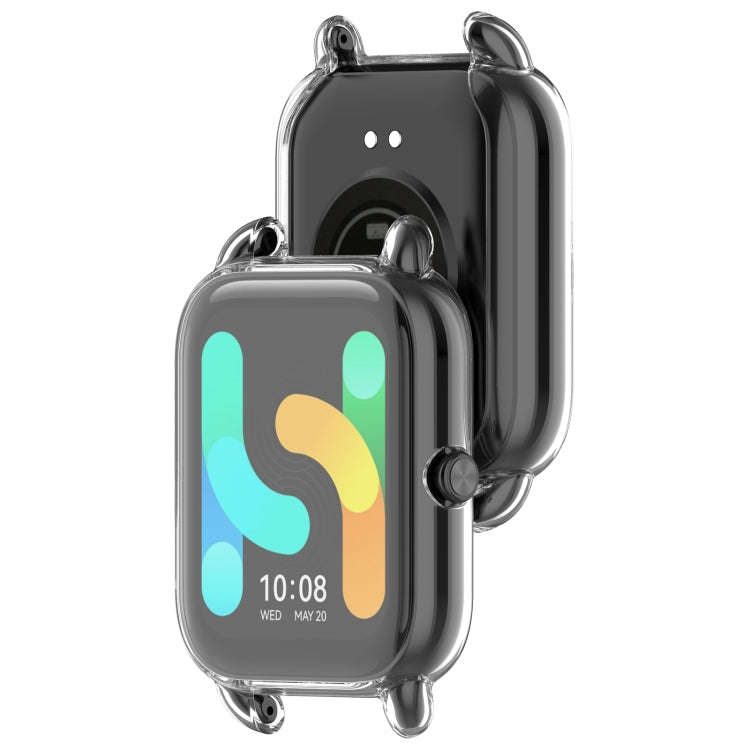 For Xiaomi HayLou RS4 Plus LS11 / LS12 Full Coverage TPU Electroplated Watch Protective Case(Tran...