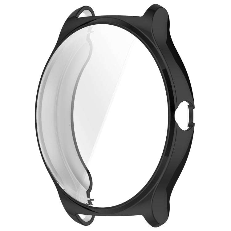 For Xiaomi HayLou Solar Lite Full Coverage TPU Electroplated Watch Protective Case(Black)