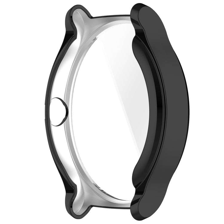 For Xiaomi HayLou Solar Lite Full Coverage TPU Electroplated Watch Protective Case(Black)
