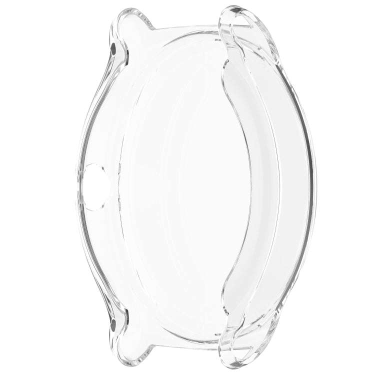 For Xiaomi HayLou Solar Lite Full Coverage TPU Electroplated Watch Protective Case(Transparent)