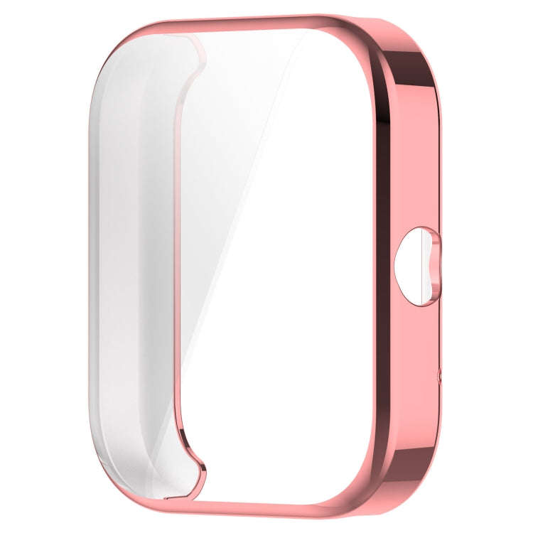 For Xiaomi HayLou GST / GST Lite Full Coverage TPU Electroplated Watch Protective Case(Pink Gold)