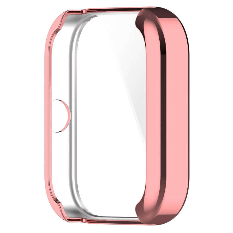For Xiaomi HayLou GST / GST Lite Full Coverage TPU Electroplated Watch Protective Case(Pink Gold)