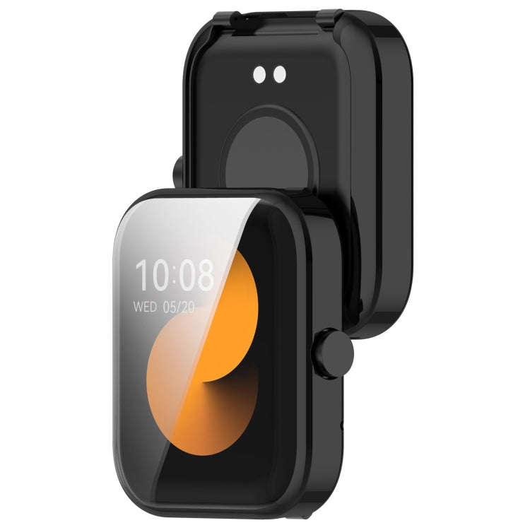For Xiaomi HayLou GST / GST Lite Full Coverage TPU Electroplated Watch Protective Case(Black)