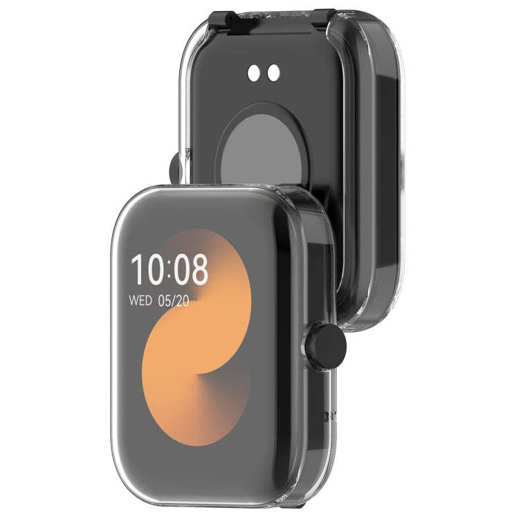 For Xiaomi HayLou GST / GST Lite Full Coverage TPU Electroplated Watch Protective Case(Transparent)