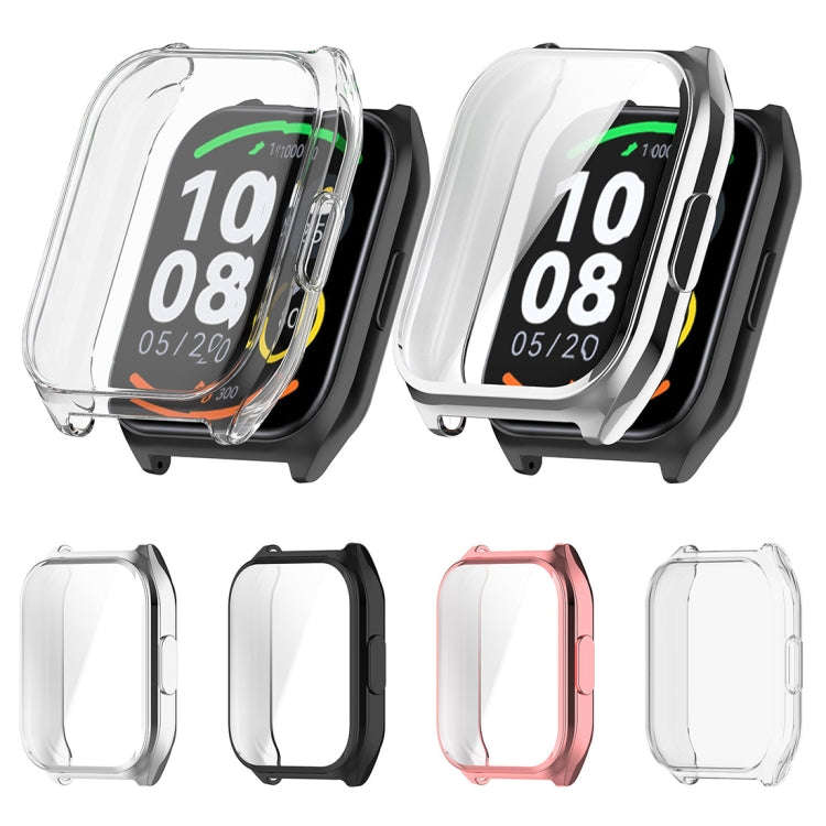 For Xiaomi HayLou Smart Watch 2 Pro Full Coverage TPU Electroplated Watch Protective Case(Pink Gold)