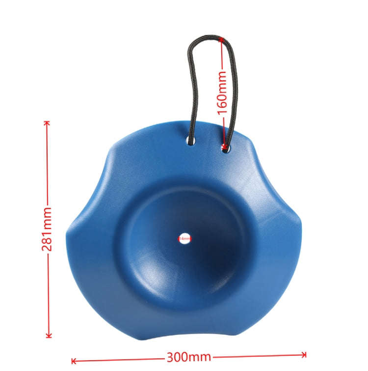 30cm Round RV Non-slip Slope Tire Ground Blocker(Blue)