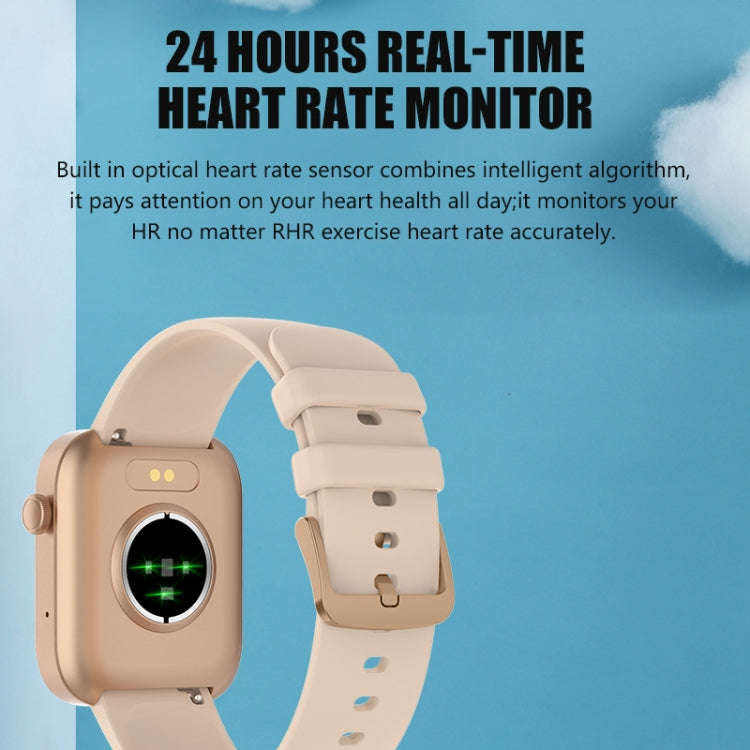 P43 1.8 inch TFT Screen Bluetooth Smart Watch, Support Heart Rate Monitoring & 100+ Sports Modes(...