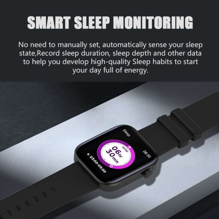 P43 1.8 inch TFT Screen Bluetooth Smart Watch, Support Heart Rate Monitoring & 100+ Sports Modes(...