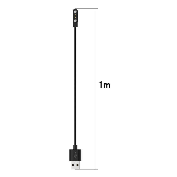 For OnePlus Nord Watch Smart Watch Magnetic Charging Cable, Length:1m(Black)