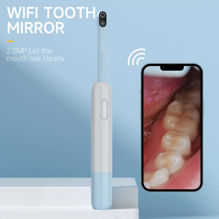 Z70 7 LEDs 2.0MP Wifi Visible Oral Endoscope(White)