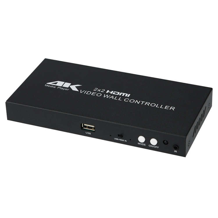 XP03 4K 2x2 HDMI Video Wall Controller Multi-screen Splicing Processor, Style:Playback Version(EU...
