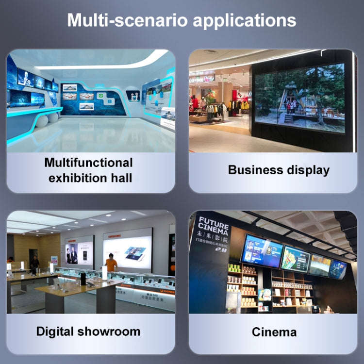 XP03 4K 2x2 HDMI Video Wall Controller Multi-screen Splicing Processor, Style:Playback Version(EU...
