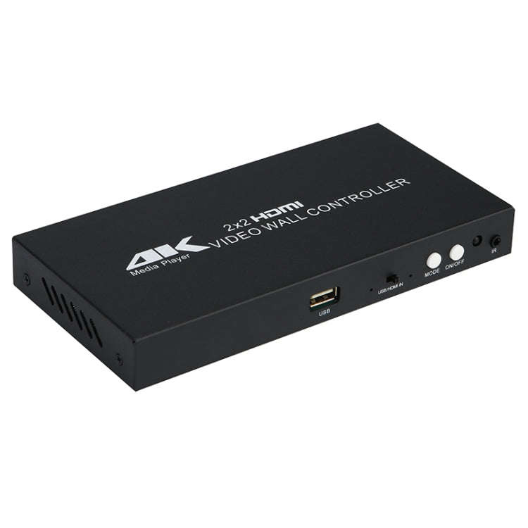 XP03 4K 2x2 HDMI Video Wall Controller Multi-screen Splicing Processor, Style:Playback Version(EU...