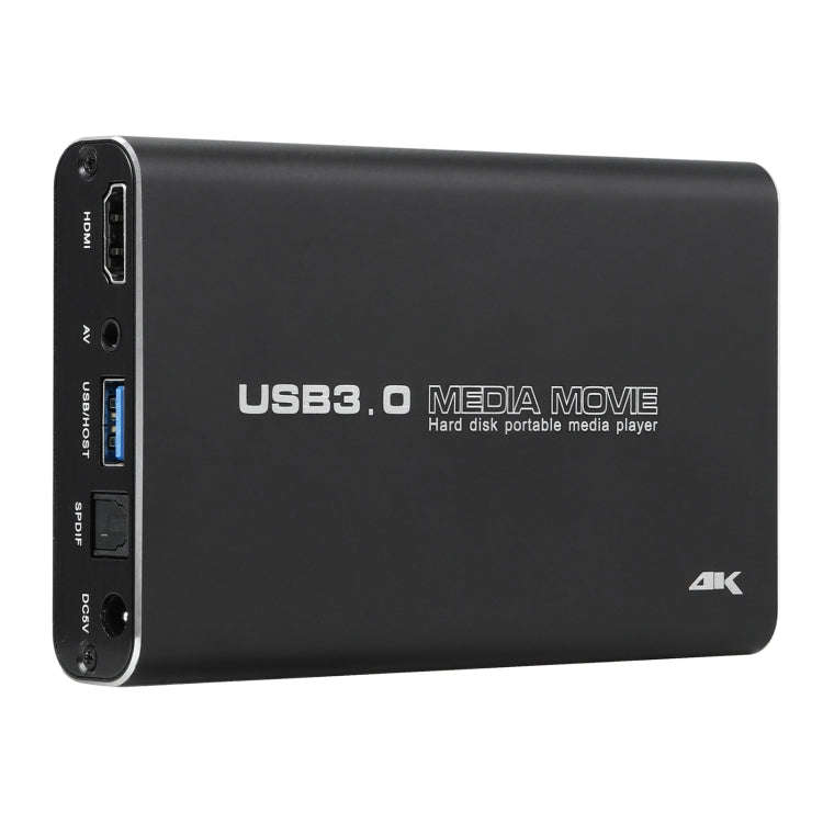 MP2506P 4K 30Hz HD Media Player, Support Auto Loop Play Videos & Photos & Music(US Plug)