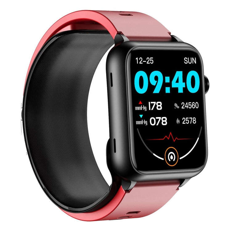 TK63 1.91 Inch Color Screen Air Pump Smart Watch, Supports Blood Pressure Monitoring / ECG(Red)
