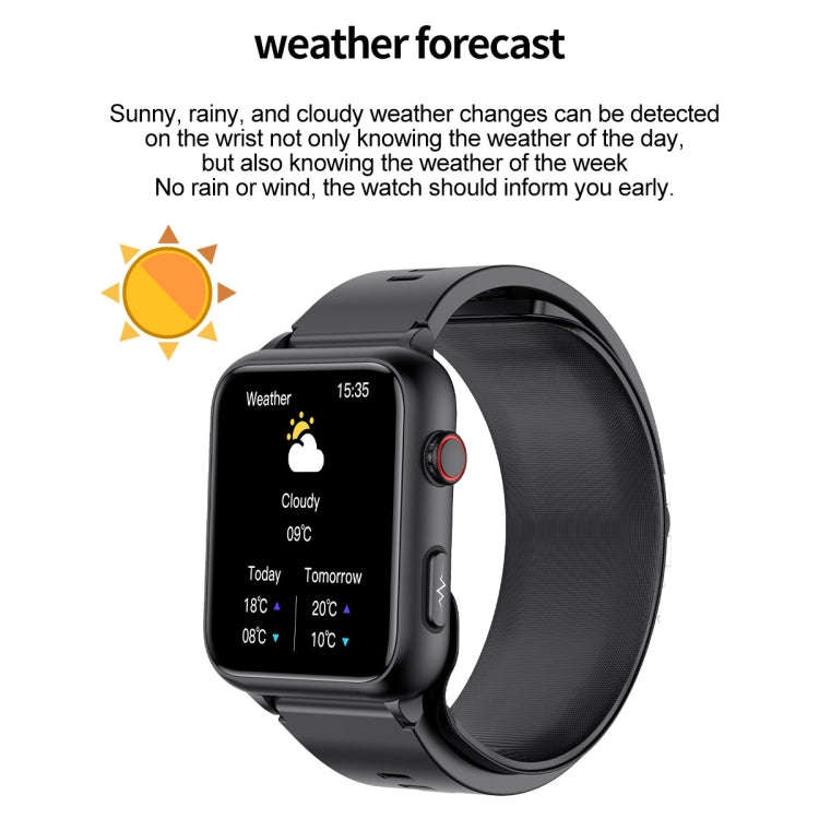 TK63 1.91 Inch Color Screen Air Pump Smart Watch, Supports Blood Pressure Monitoring / ECG(Blue)