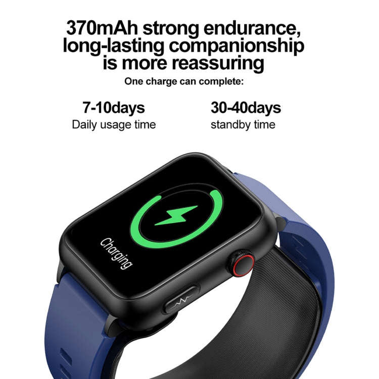 TK63 1.91 Inch Color Screen Air Pump Smart Watch, Supports Blood Pressure Monitoring / ECG(Blue)