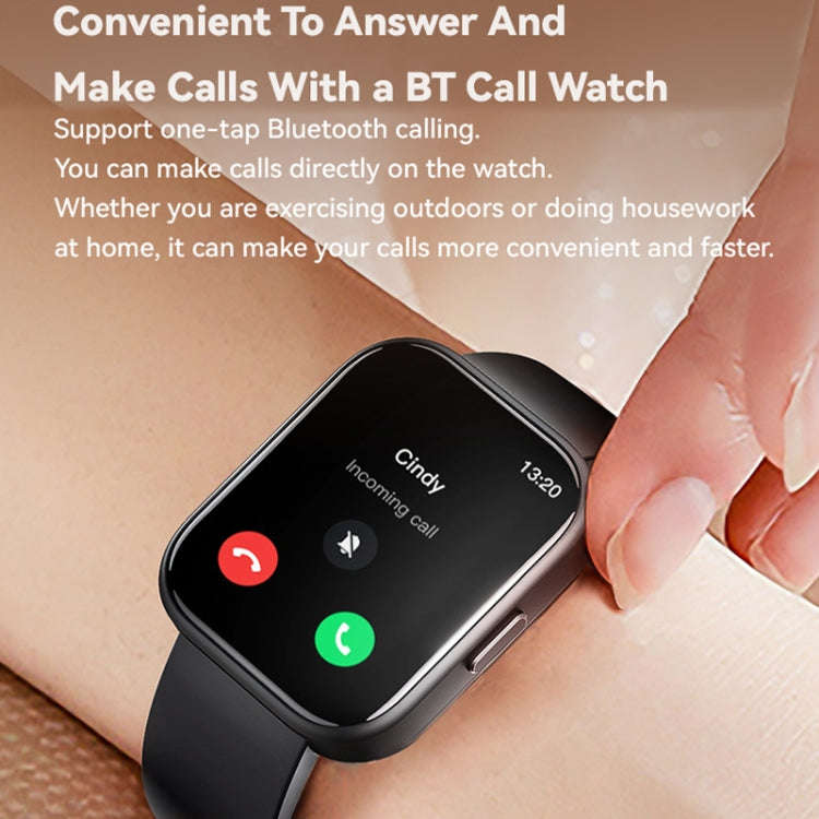 GTS6 1.69 inch Runmefit  Pressure MET BT Call Smart Watch, Heart Rate / Blood Pressure / Body Tem...