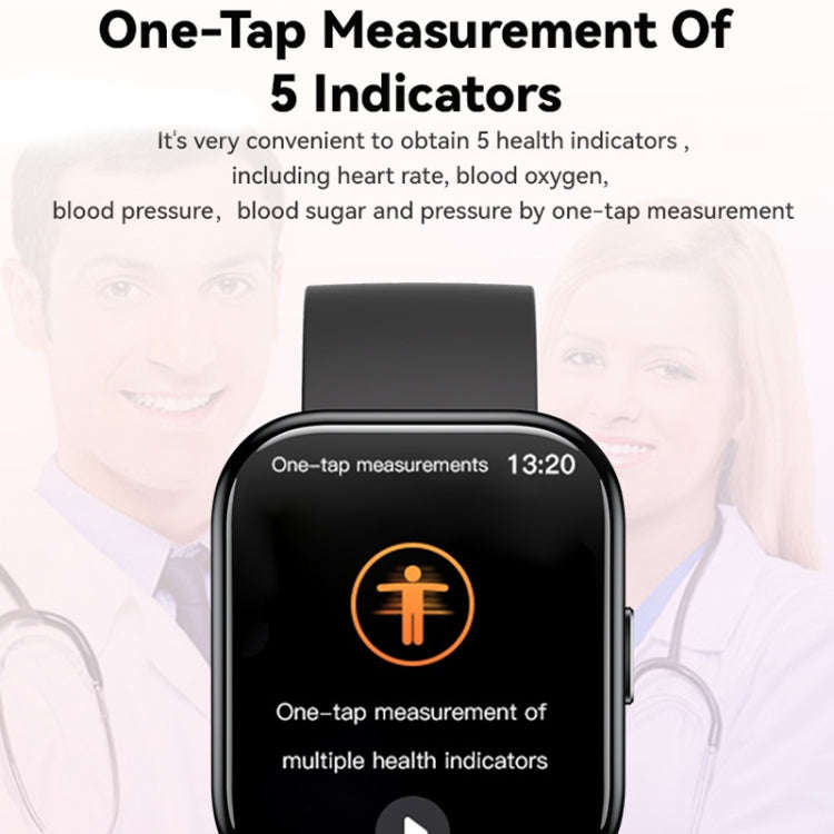 GTS6 1.69 inch Runmefit  Pressure MET BT Call Smart Watch, Heart Rate / Blood Pressure / Body Tem...