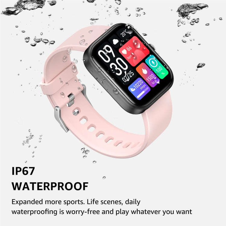 GTS5 2.0 inch Fitness Health Smart Watch, BT Call / Heart Rate / Blood Pressure / MET / Blood Glu...
