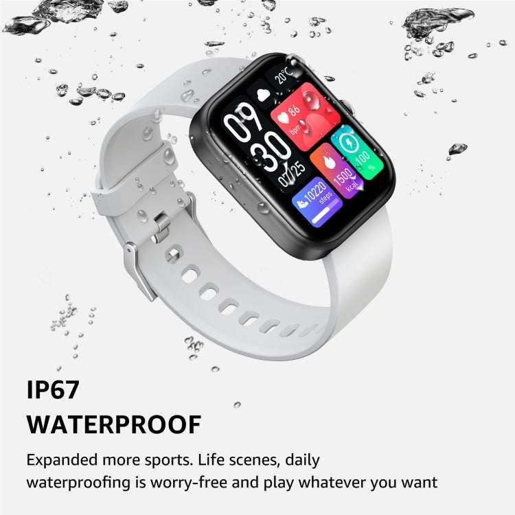 GTS5 2.0 inch Fitness Health Smart Watch, BT Call / Heart Rate / Blood Pressure / MET / Blood Glu...