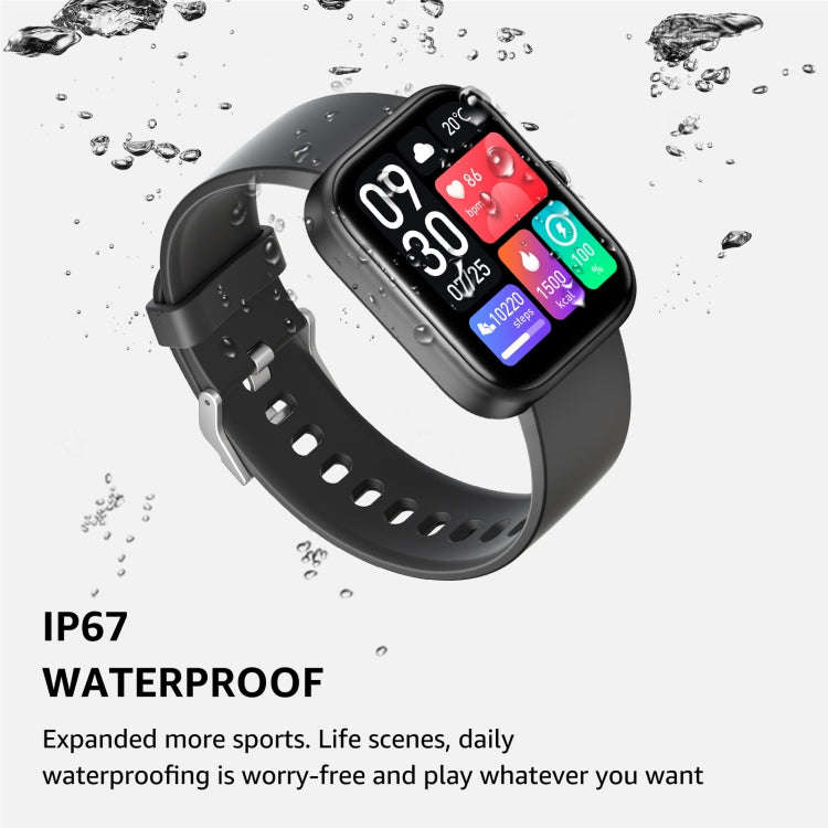 GTS5 2.0 inch Fitness Health Smart Watch, BT Call / Heart Rate / Blood Pressure / MET / Blood Glu...