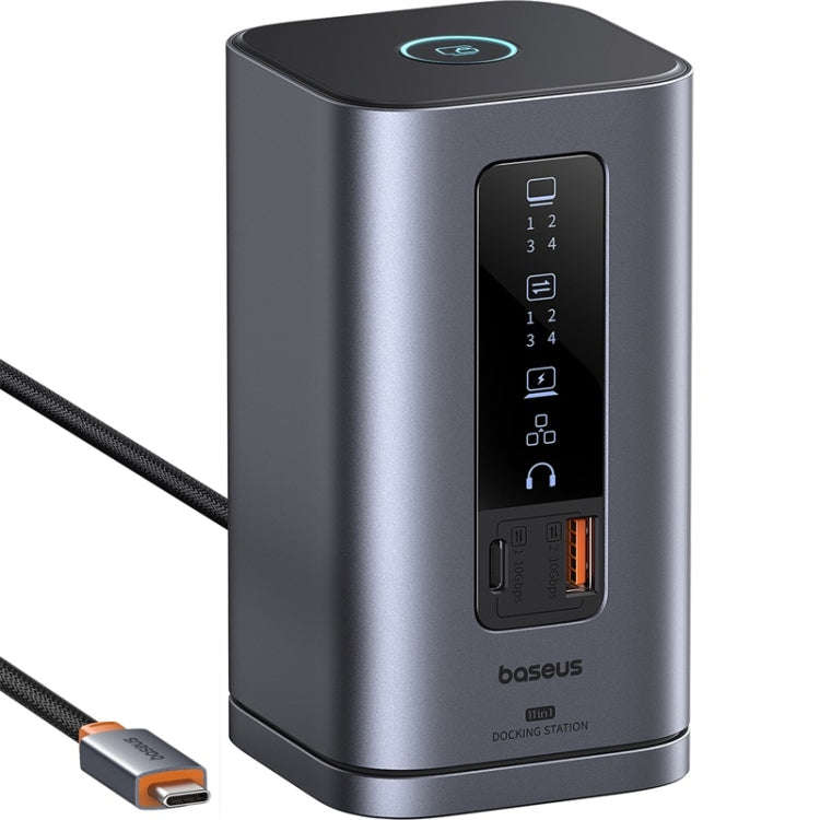 Baseus Spacemate Series 11 in 1 Working Station Multifunctional USB-C / Type-C HUB Adapter(Space ...